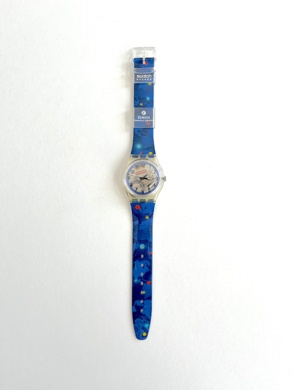 Vintage 1998 Vintage Swatch Access Zurich Financial Services 