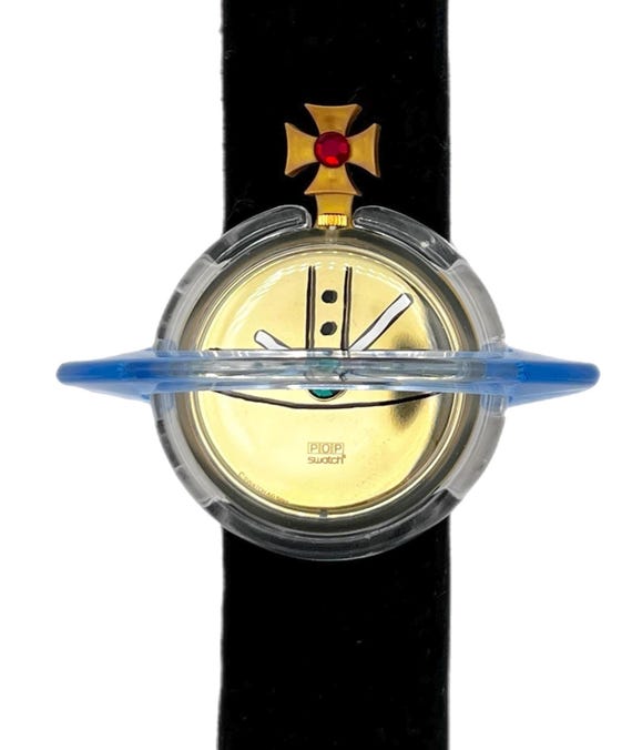 Vintage 1993 Rare Pop Swatch Special ORB by Vivienne Westwood