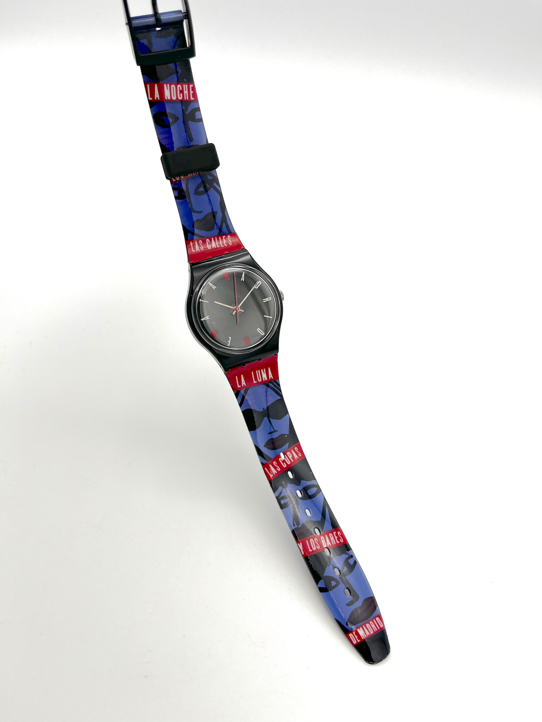 Swatch Watches - GB181 - SUENO MADRILENO 1997 Swatch Gent SUENO MADRILENO GB181 - Mint in Box - 34mm  main image 3