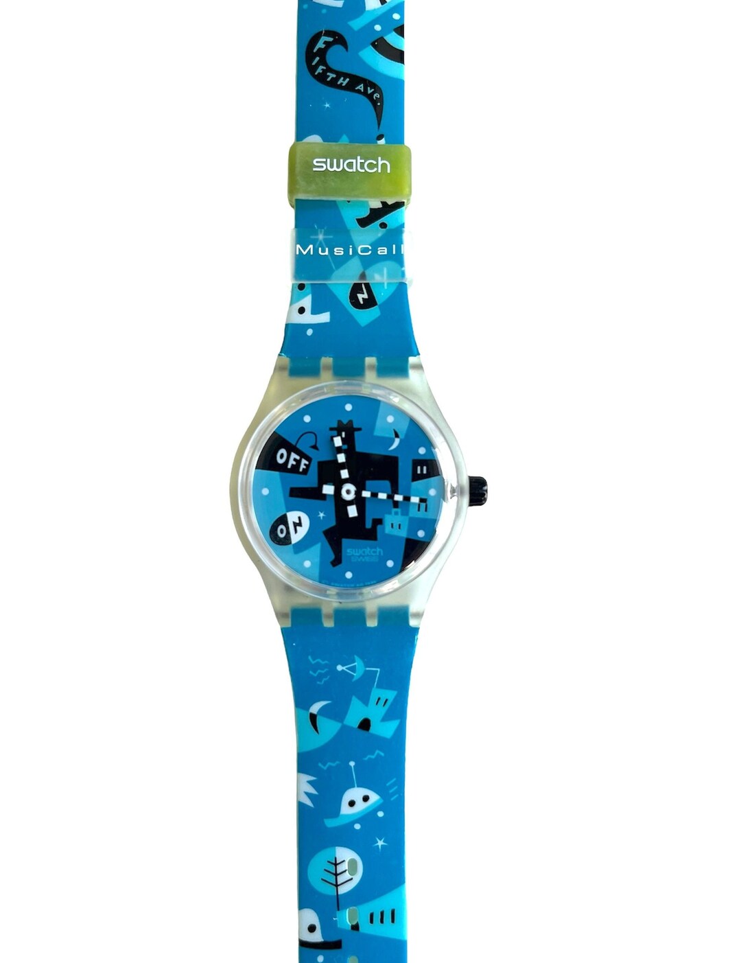 swatch 腕時計 MUSICAL 1994 FUNK SLK106 1994 FUNK SLK106 Swatch Watch | Vintage Gold-tone Musical