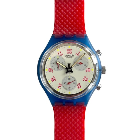 swatch クロノグラフ JFK 未使用 オールド スウォッチ Swatch クロノ
