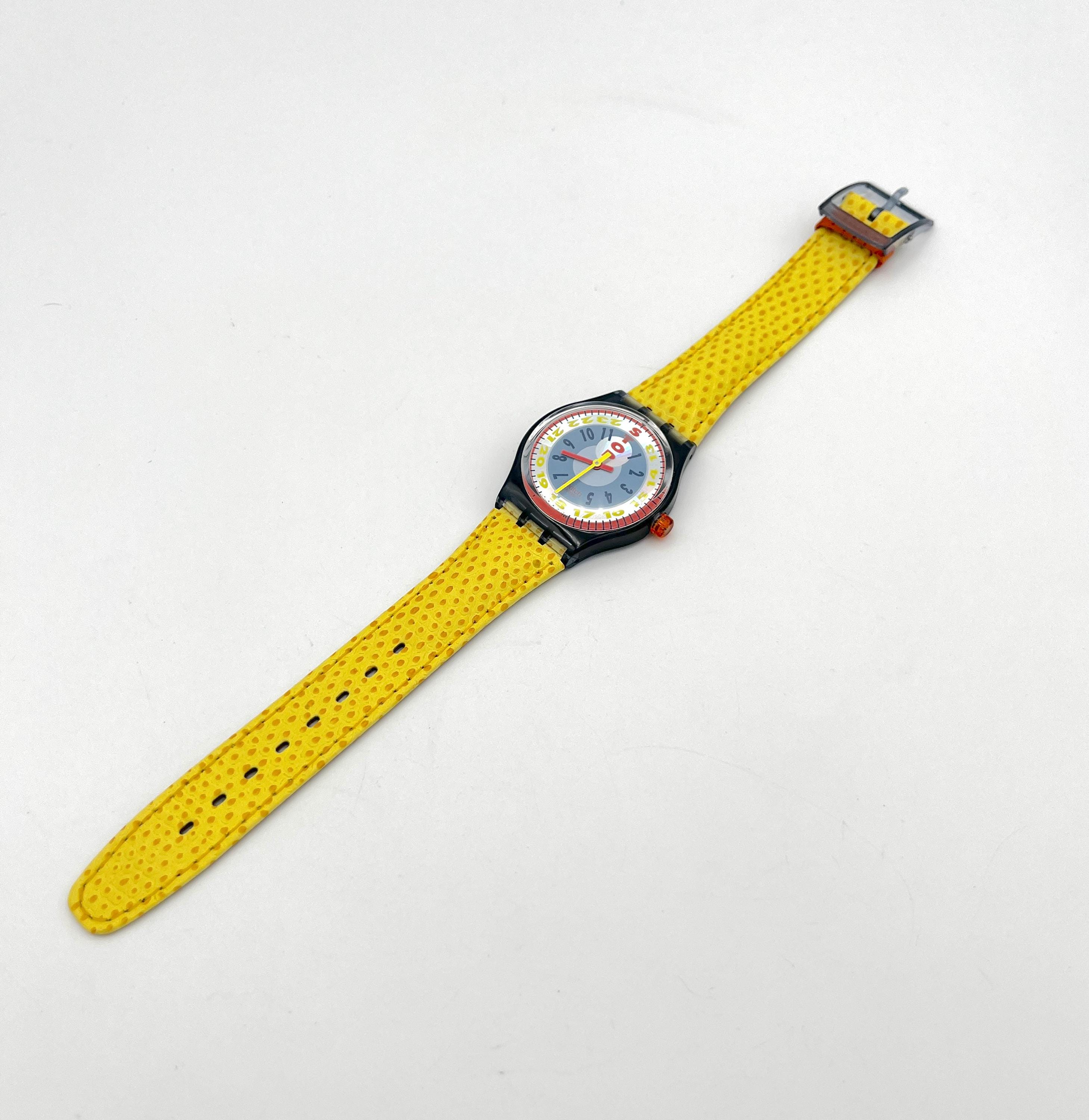 1994年製 スウォッチ ストップウォッチ YELLOW STAR SSM102 - 未使用 