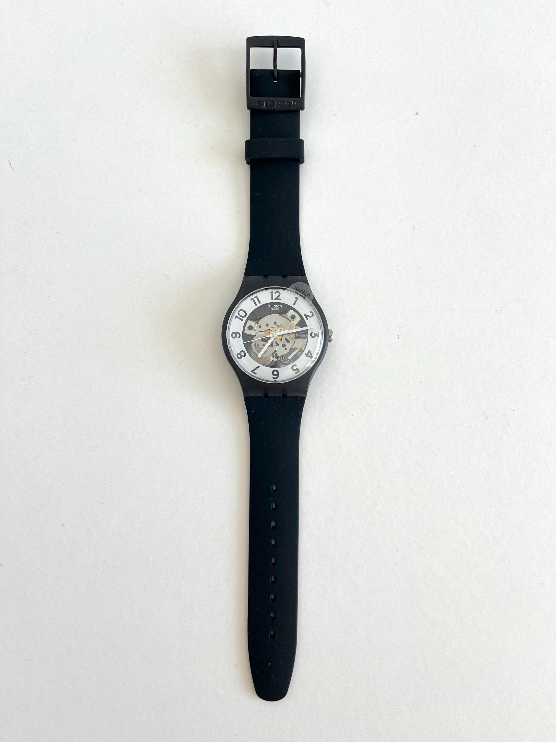 Swatch New Gent SKELETOR SUOB134 Mint Condition Running With