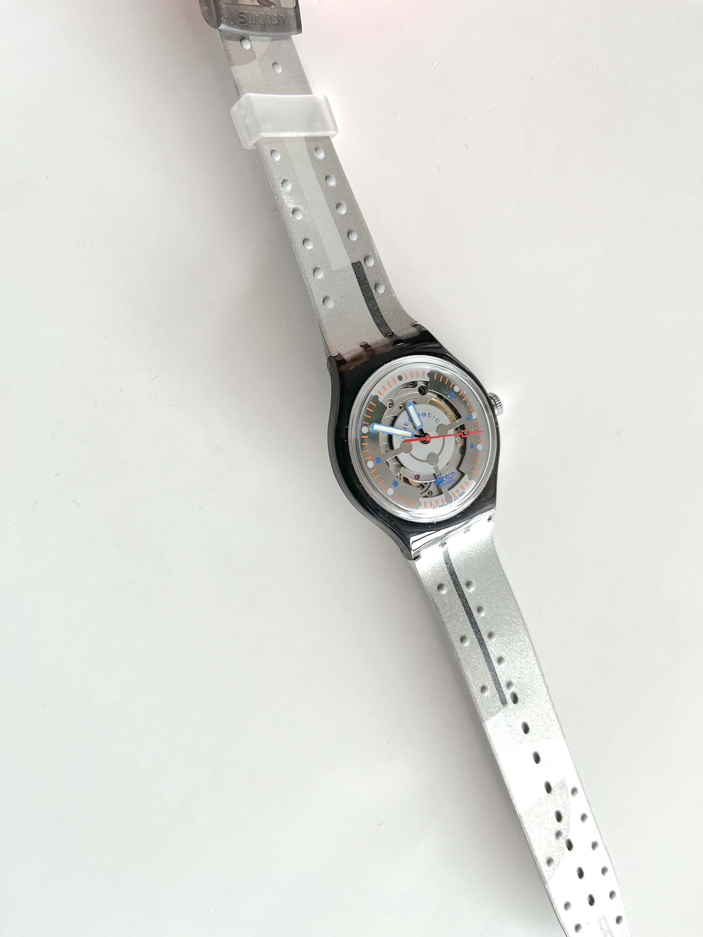 お歳暮 Swatch 1994 Vintage Automatic Unworn - SAM104 BARON SILVER その他