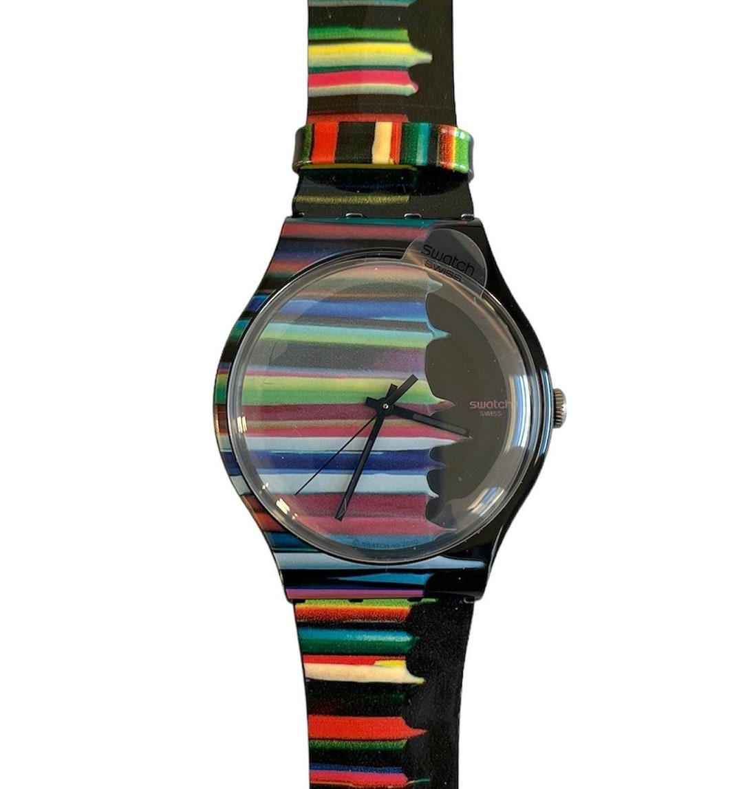 Swatch New Gent TIMEISNEVERENOUGHTIME SUOZ118 – neuwertiger, ungetragener  Zustand – läuft mit neuer Batterie – 41 mm – neu im Karton Österreich