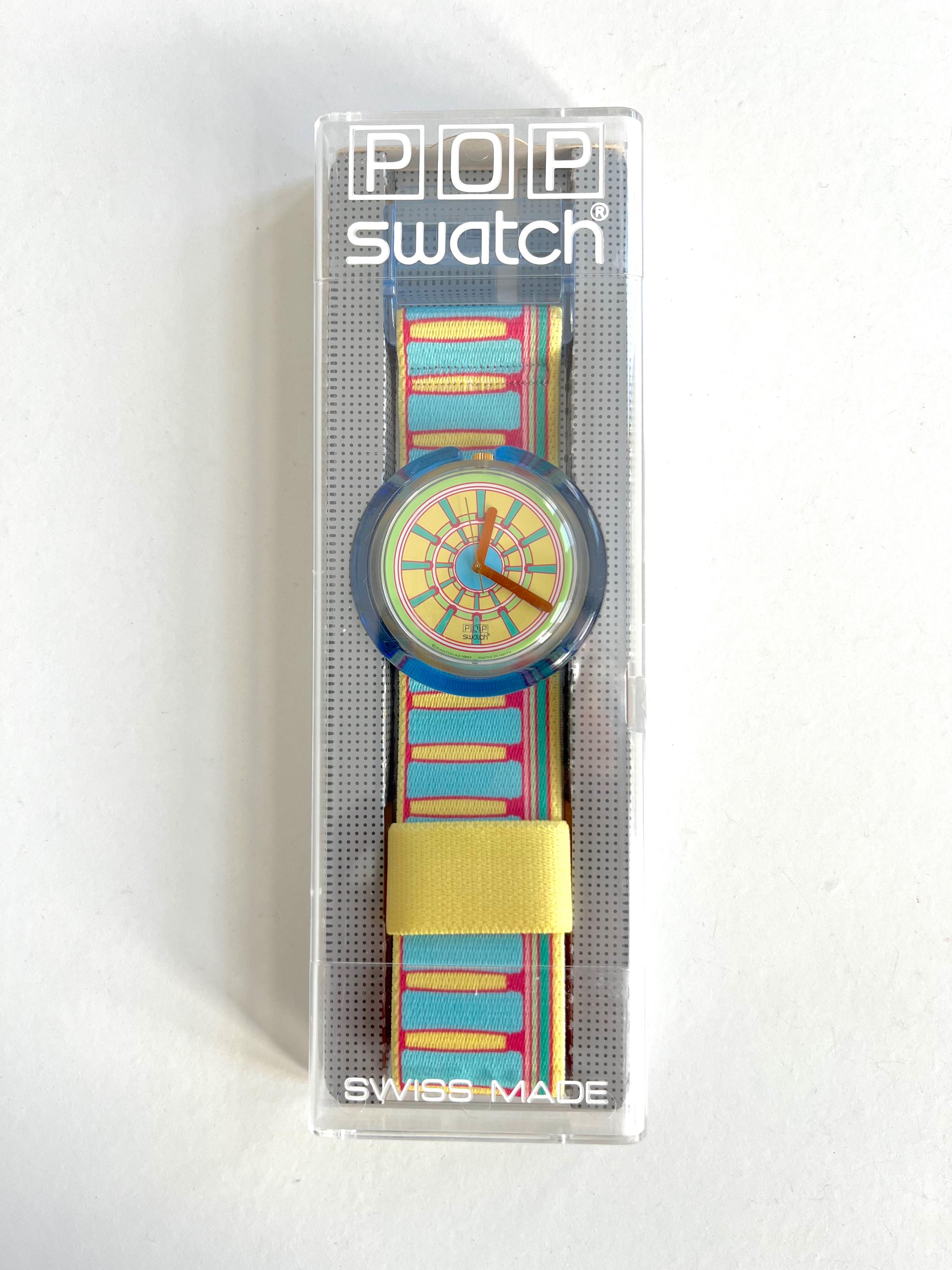 Vintage 1994 Pop Swatch TEMPLE PWK192 - Mint Unworn