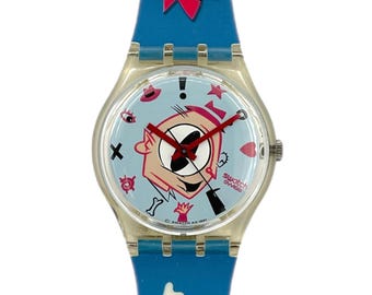 Swatch Gent Minty Mouthful Watch Ge157 - Etsy display picture 1