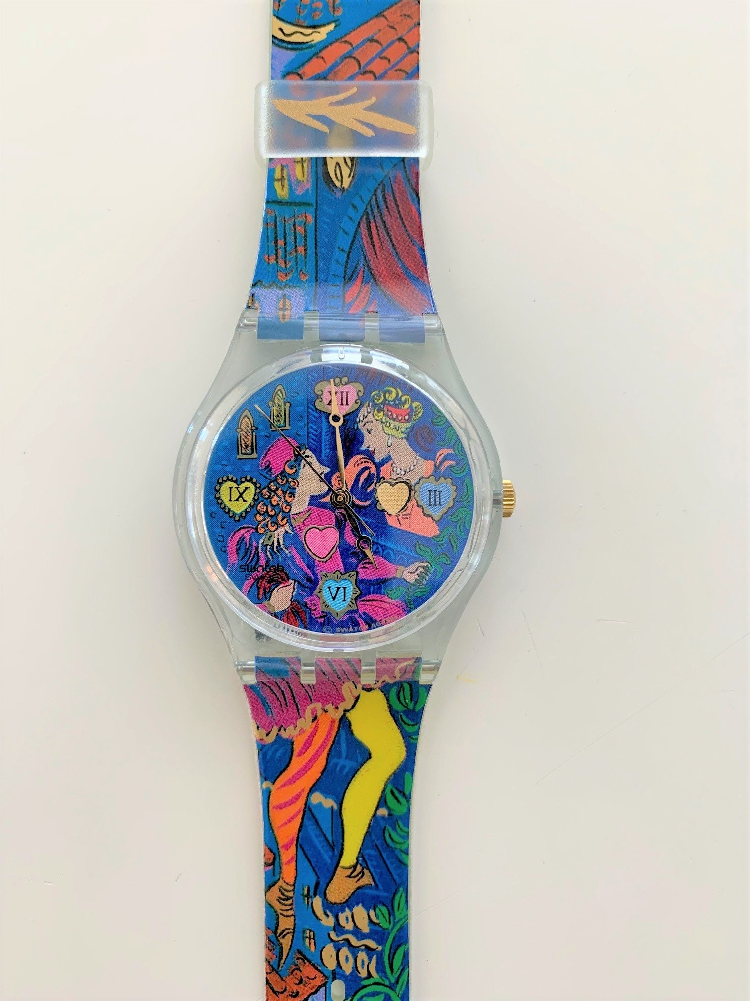 NEW : 1996 Swatch Valentine Special ROMEO & JULIET - GN162