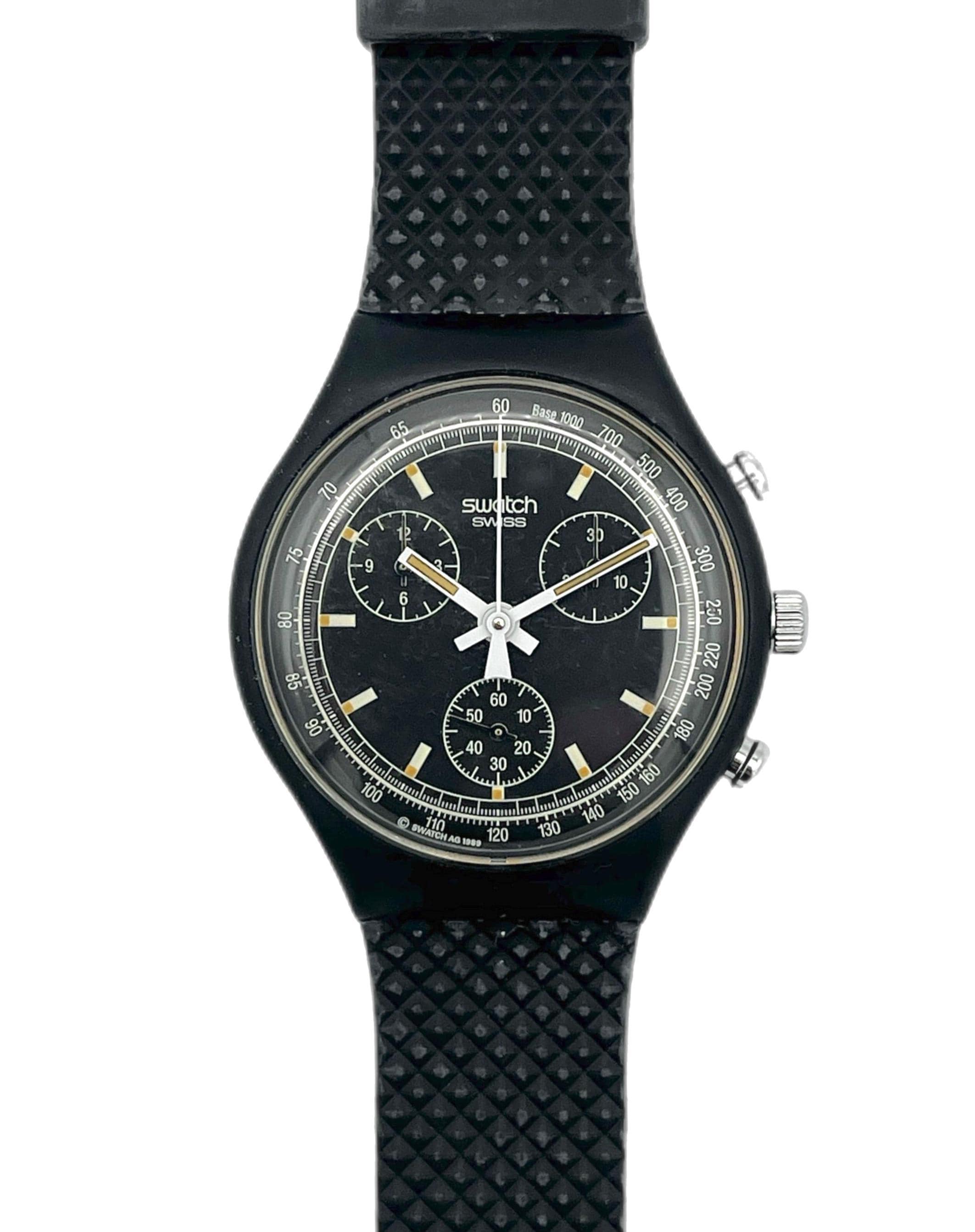 1991 Swatch Chrono BLACK FRIDAY SCB100 - Unworn Mint Condition