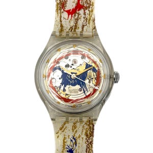 1996 Swatch Automatic ANIAK SAK123 - 37mm diameter - new in box