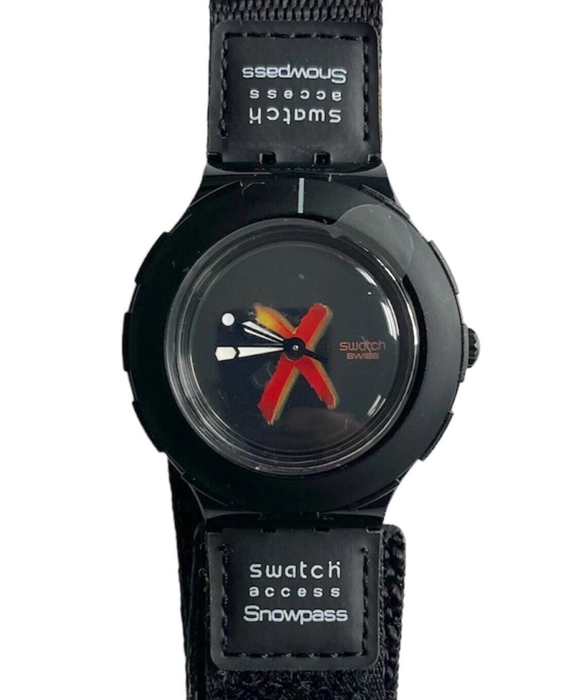 【ヴィンテージ】swatch access SCUBA 200　新品未使用 1999 Swatch Access Scuba 200 BOARDER-X SHB103L - Unworn Mint