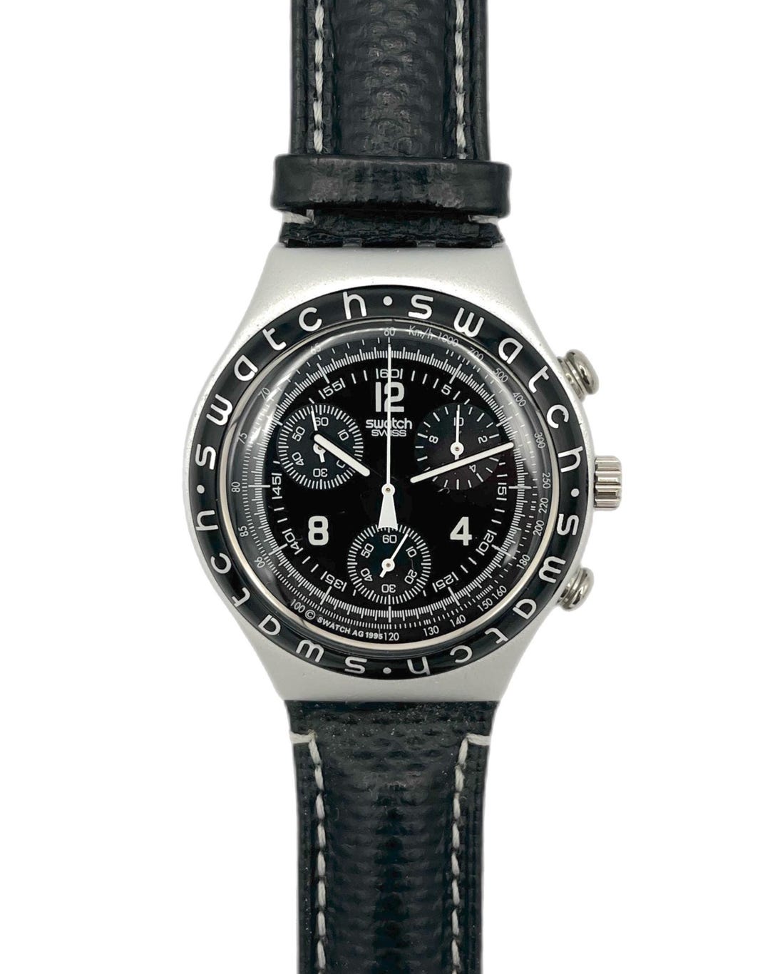 Vintage 1996 Swatch Irony Chrono High Tail YCS1000 - Unworn 40mm