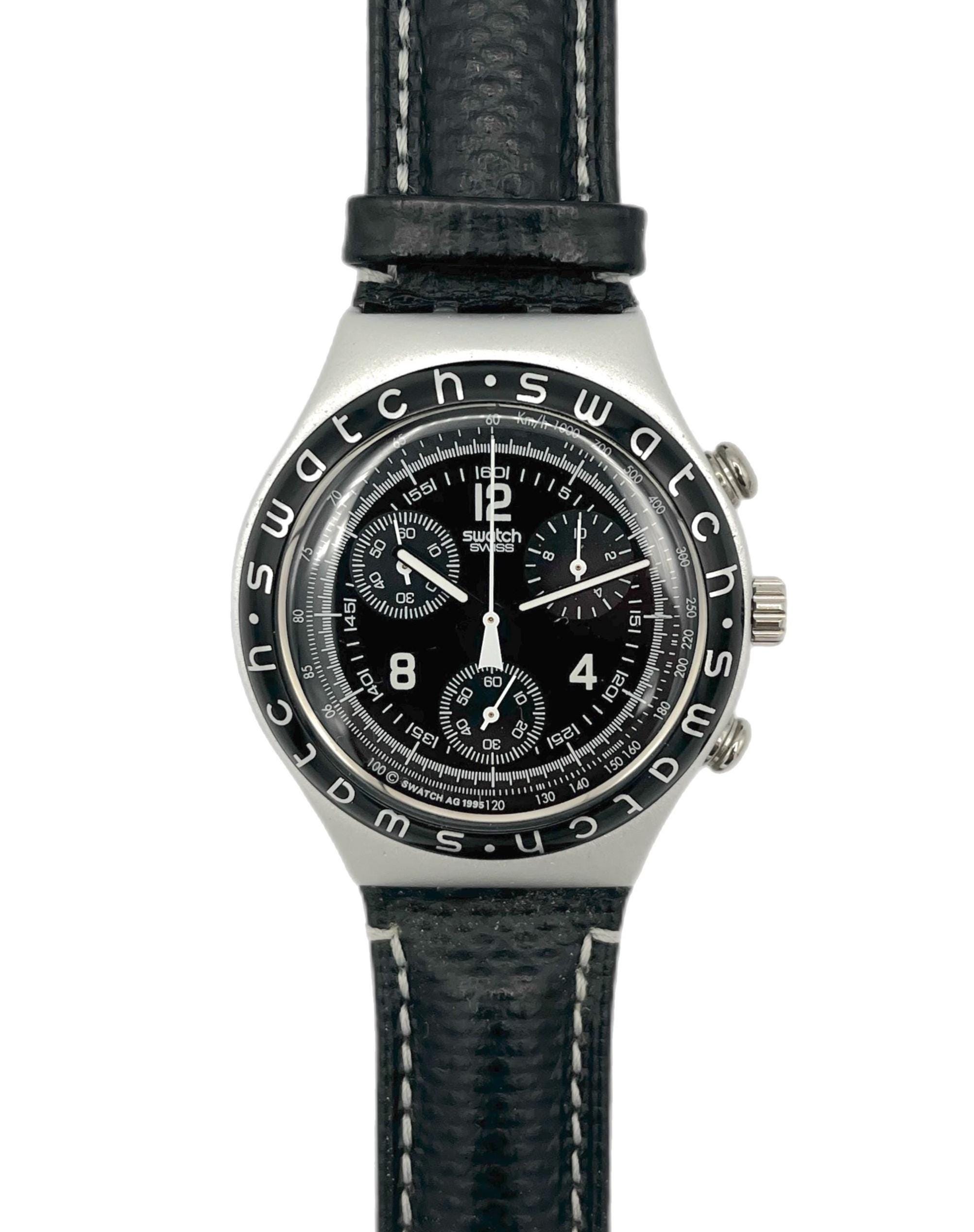 Vintage 1996 Swatch Irony Chrono High Tail YCS1000 - Unworn 40mm