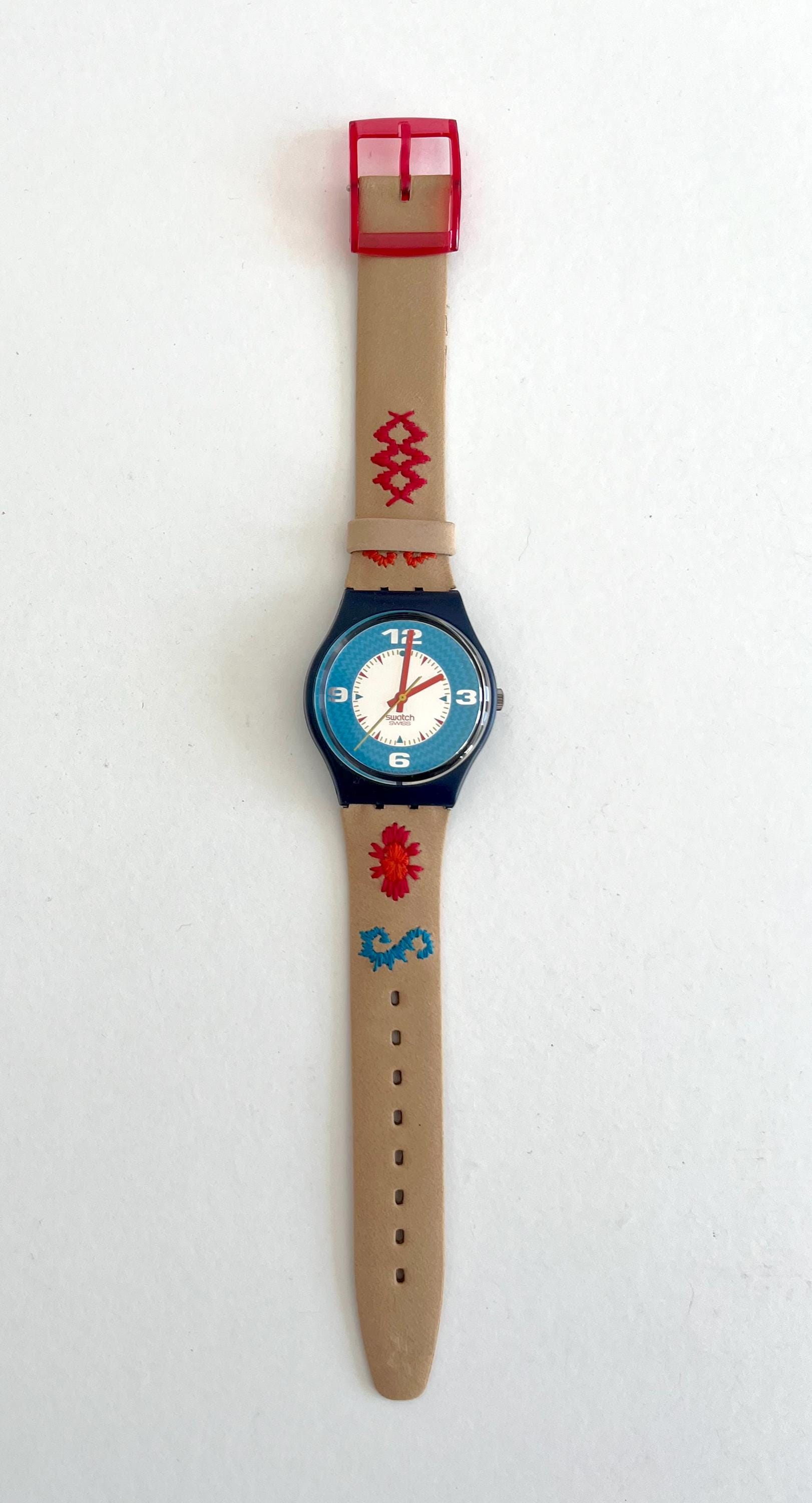 Vintage 1993 Swatch Gent CANCUN GN126 - Unworn Mint Condition