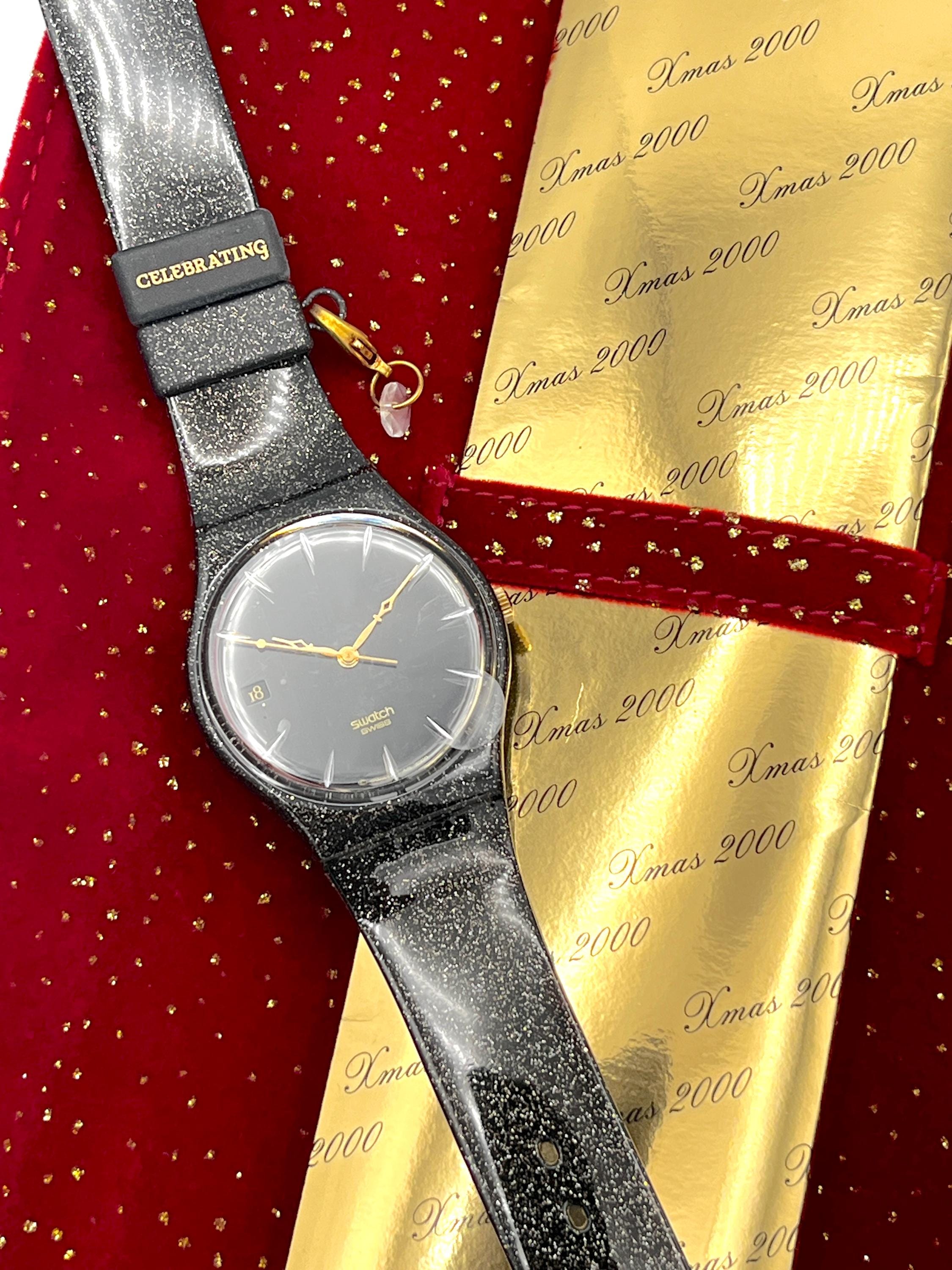 SWATCH ✨ WORLD PARTY Swatch Watch | limited edition, GZ407 Swatch Watch Christmas Special 2000 -WORLD PARTY- GZ407  main image 4