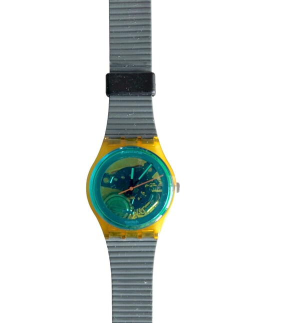 NEW Rare Vintage 1987 Swatch TURQUOISE BAY GK103 Unworn New in