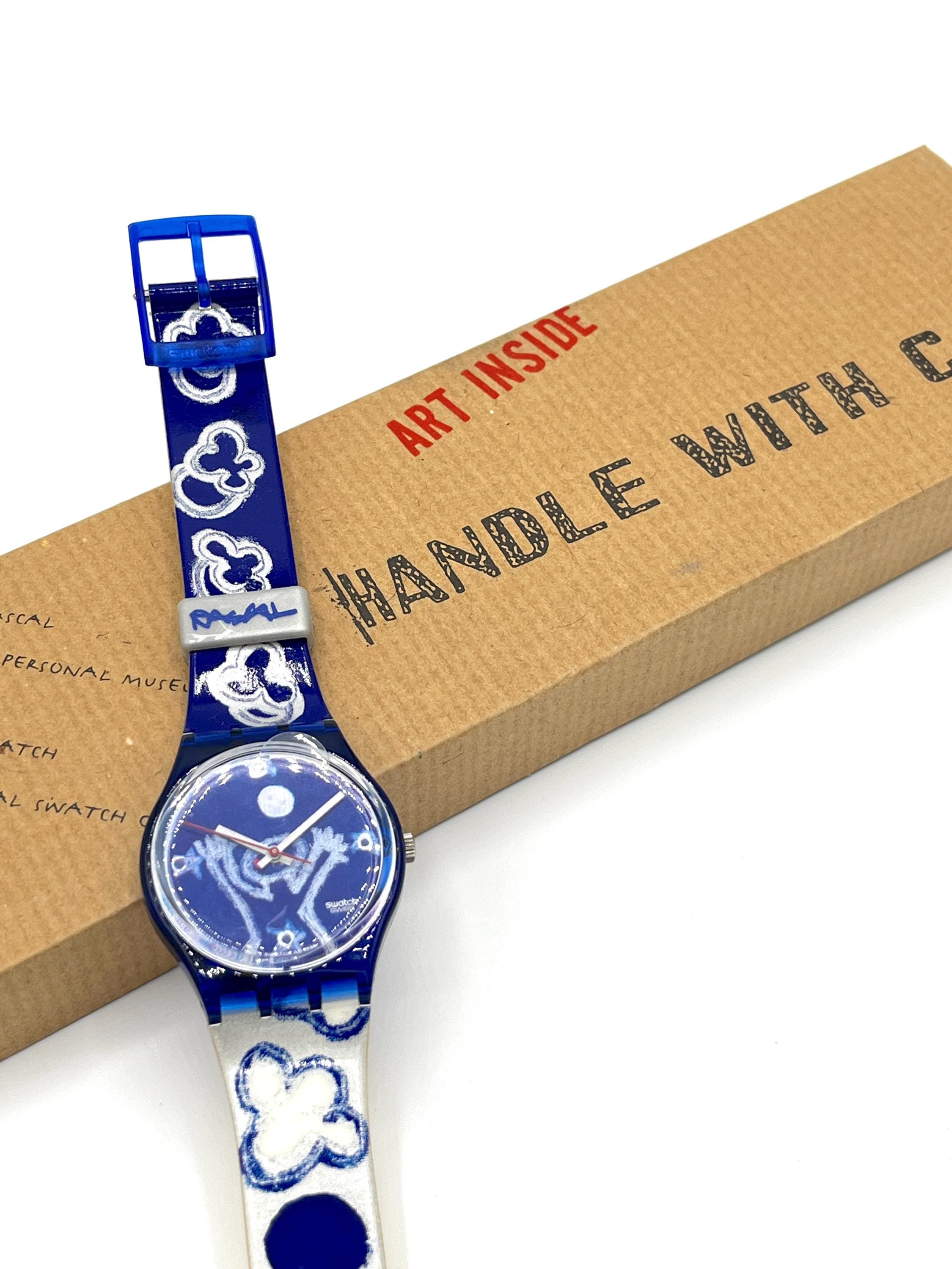 1997 Swatch Artist Special GN173 MOONCHILD by RASCAL - Unworn Mint