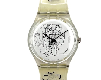 Swatch Artist Special GRAPHICKERS GK208 di Hajime Tachibana - edizione limitata - 34 mm - nuovo nella scatola orologio Swatch vintage