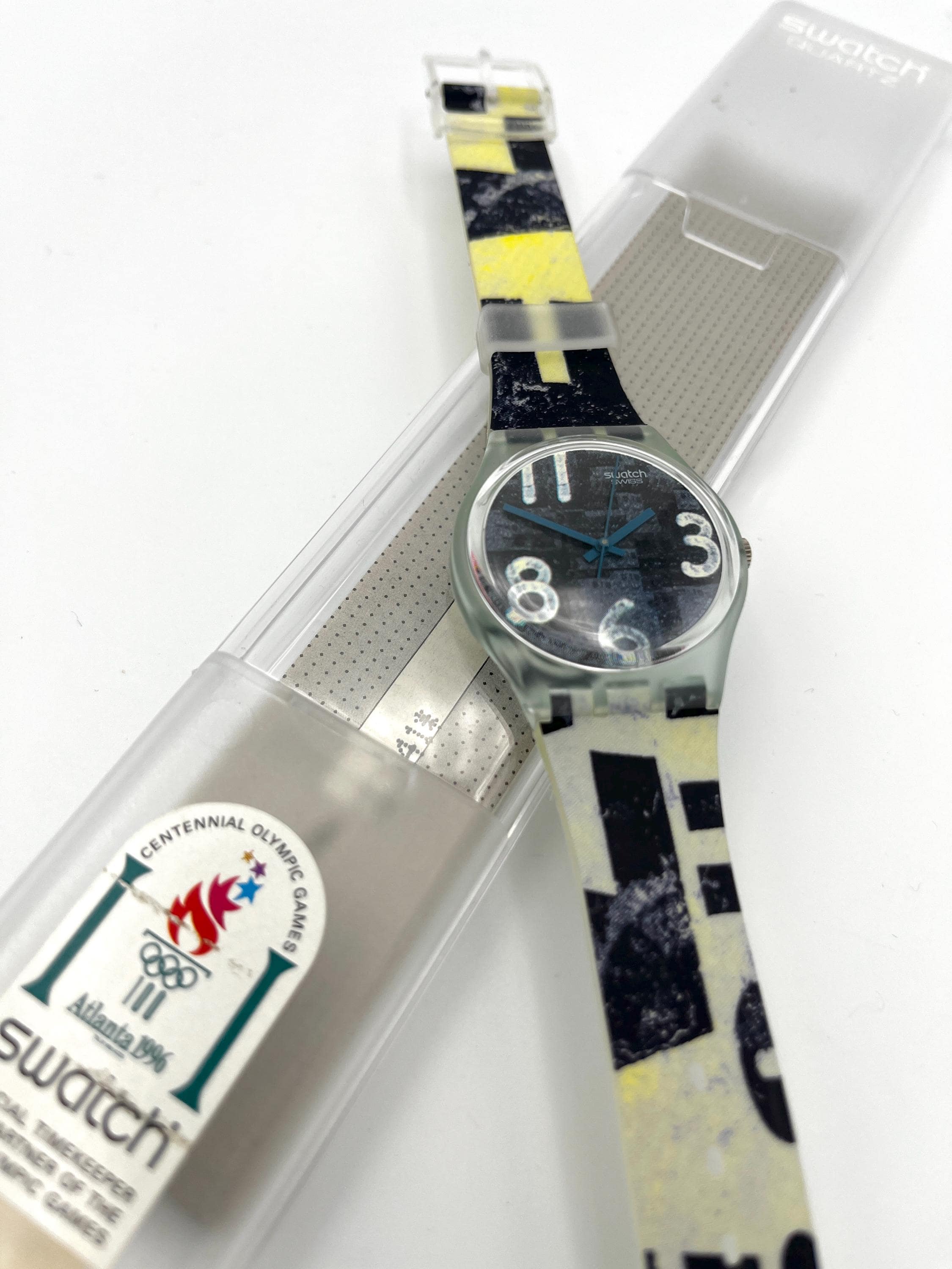 Vintage 1996 Swatch Gent PATINA GG141 - Unworn Mint Condition 