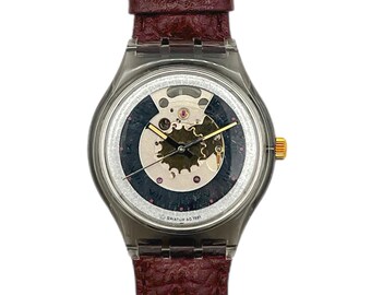New vintage 1991 Swatch watch - Boutique Vintage Swatch Boutique Watch Women 25mm Gold Tone Dial  main image 4