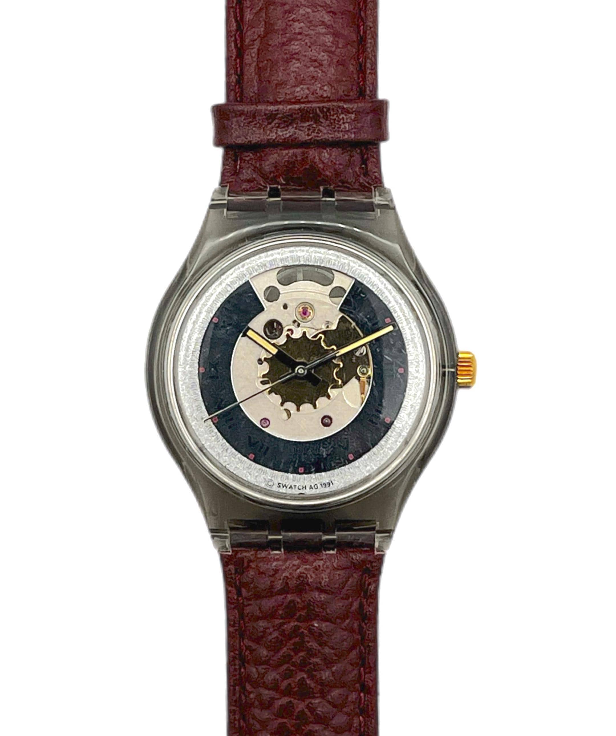 90s automatic swatch watch - Etsy 日本