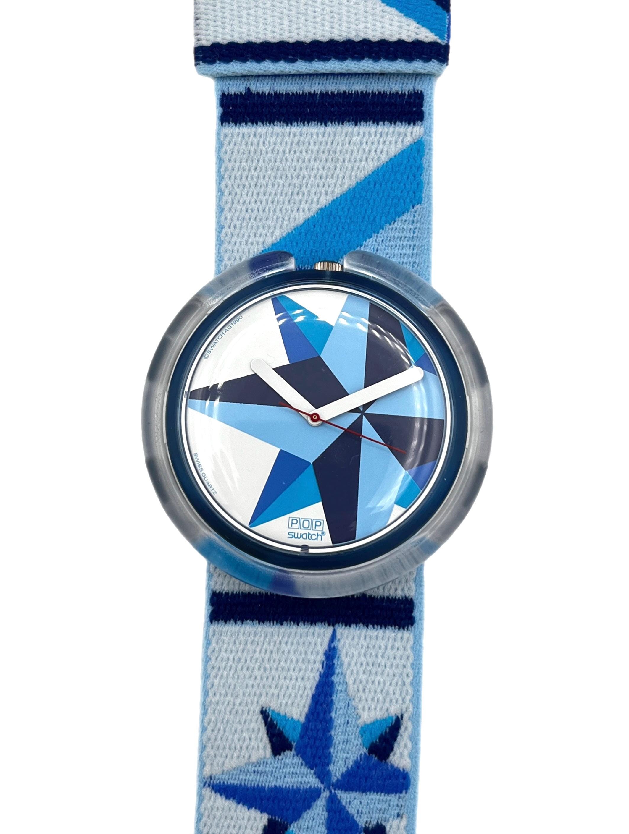 1990 Pop Swatch ICECAPADE PWN100 - 39mm Diameter New in Box