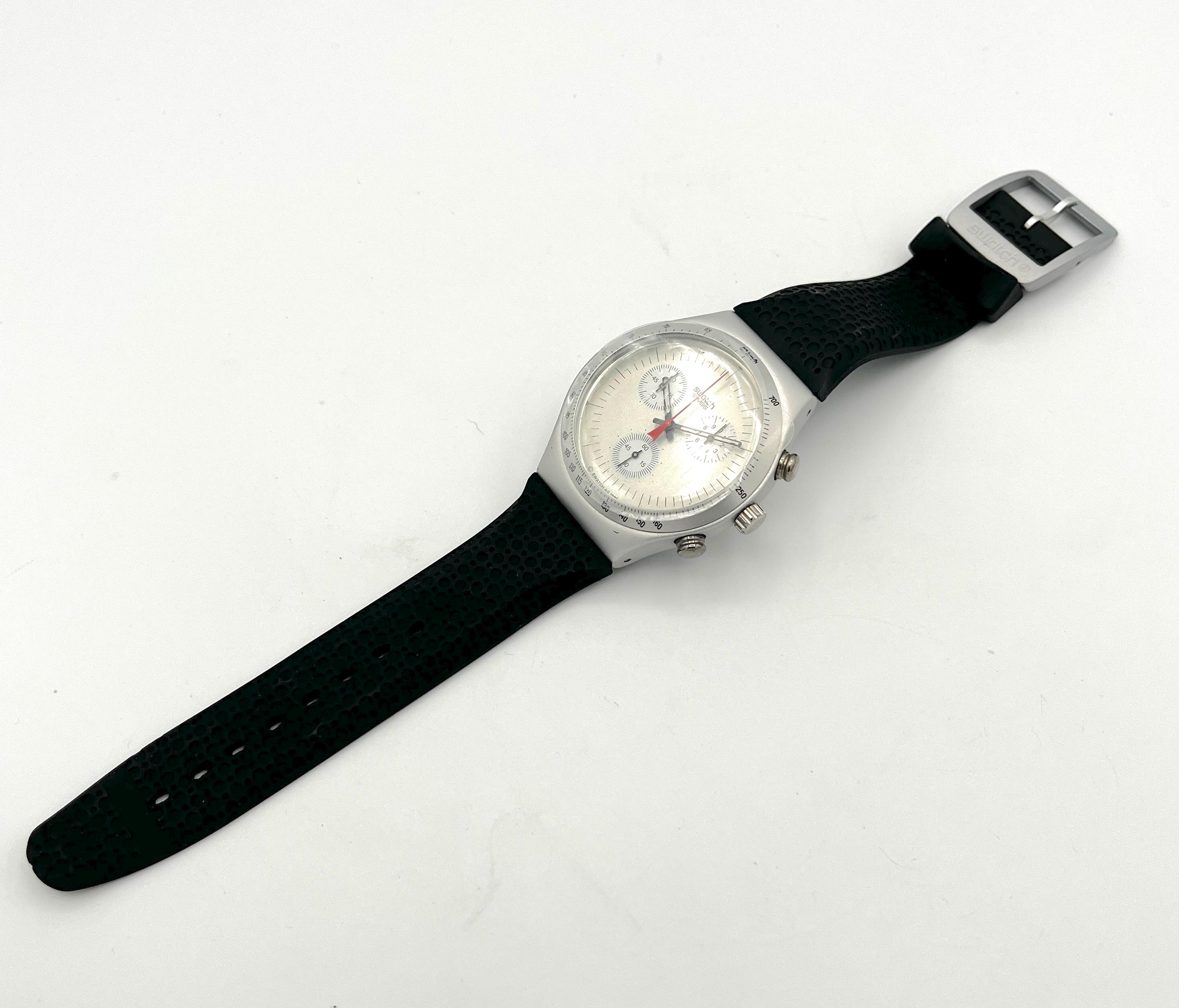 1996年製 スウォッチ アイロニー クロノ タイムカット YCS1005 - 新品 