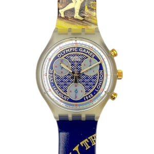 Swatch Chrono LONDON 1948 SCZ102 vintage, sin usar, en perfecto estado, funciona con pila nueva, 37 mm