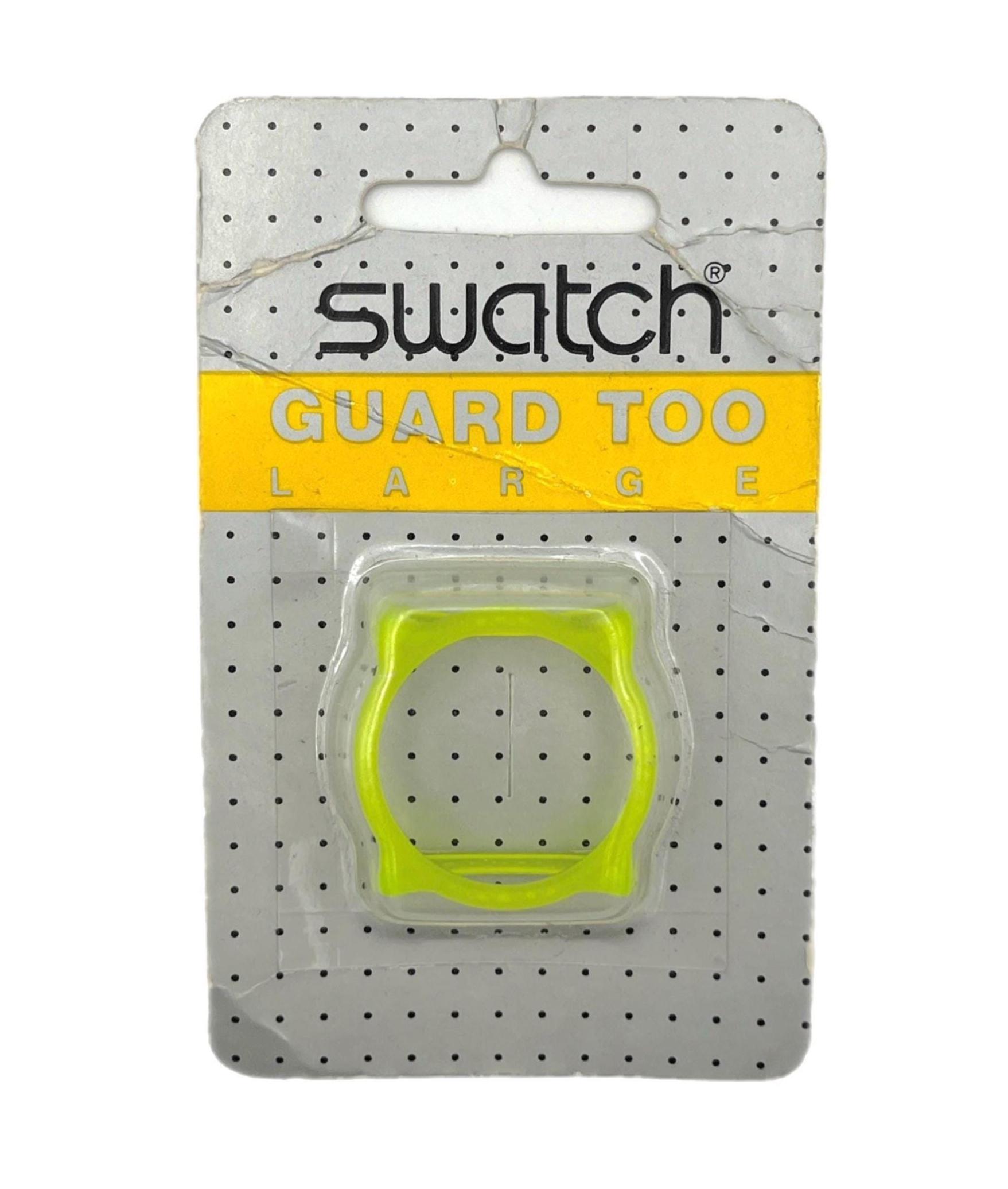 Vintage Transparent Neon Yellow Swatch GUARD TOO for 34mm  display picture 1