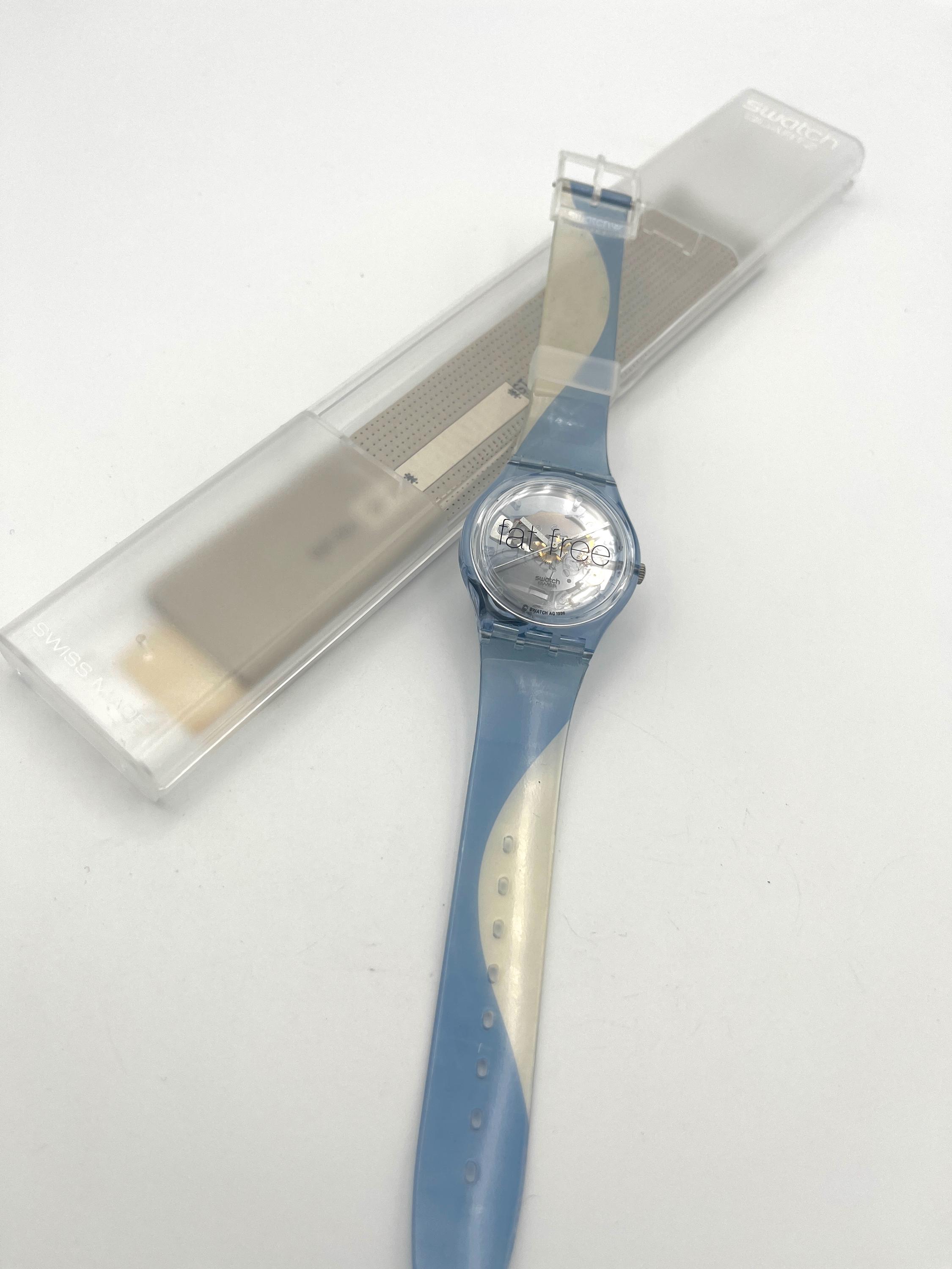 1997年製 スウォッチ ジェント FAT FREE GN167 - 未使用、新品電池で 