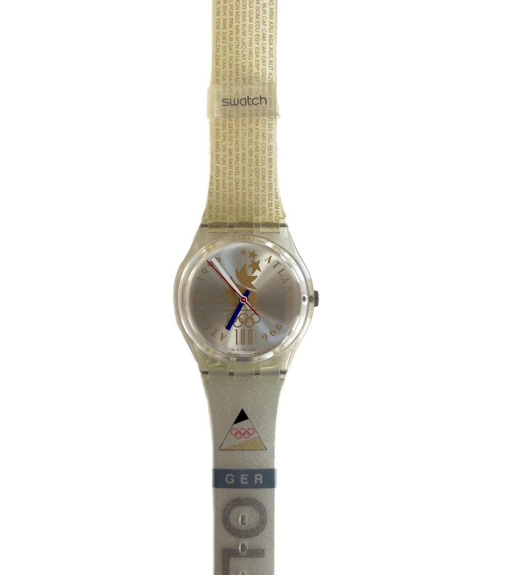 Vintage 1996 Swatch Olympics GERMAN Olympic Team GZ150D - Unworn