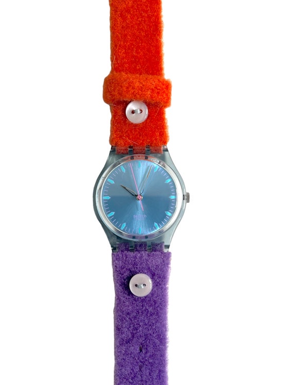 NEW in Box Vintage 2001 Swatch Gent FASHION FUZZ GN199 Unworn Mint Condition Running With New Battery 34mm Etsy