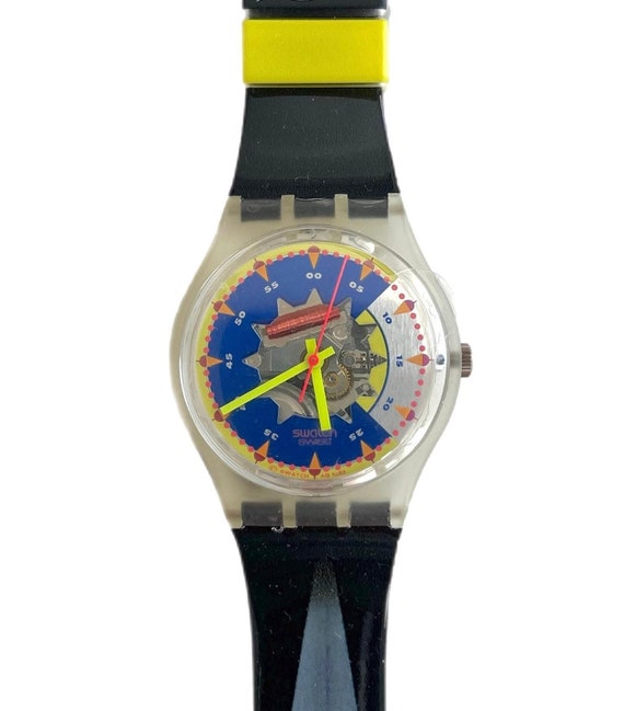 Vintage 1993 Swatch Gent EUROSTAR GK151F - New and Unworn 