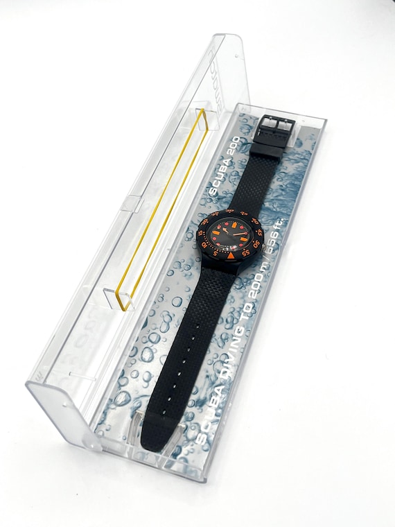 Vintage 1990 Swatch Scuba 200 BARRIER REEF SDB100 - u… - Gem