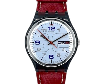 Vintage Swatch METRICA GK263 - Unworn Running Condition - 34mm - Etsy