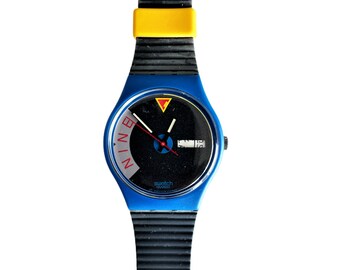NEW Rare 1989 Vintage Swatch Gent Standard HARAJUKU GB124 Unworn