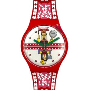 Swatch New Gent Shareholder Special Let's Jass SO32R100 - Unworn Mint Condition 41mm Watch