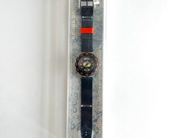 Vintage 1993 Swatch Scuba 200 TECH DIVING SDK110 - Unworn Mint