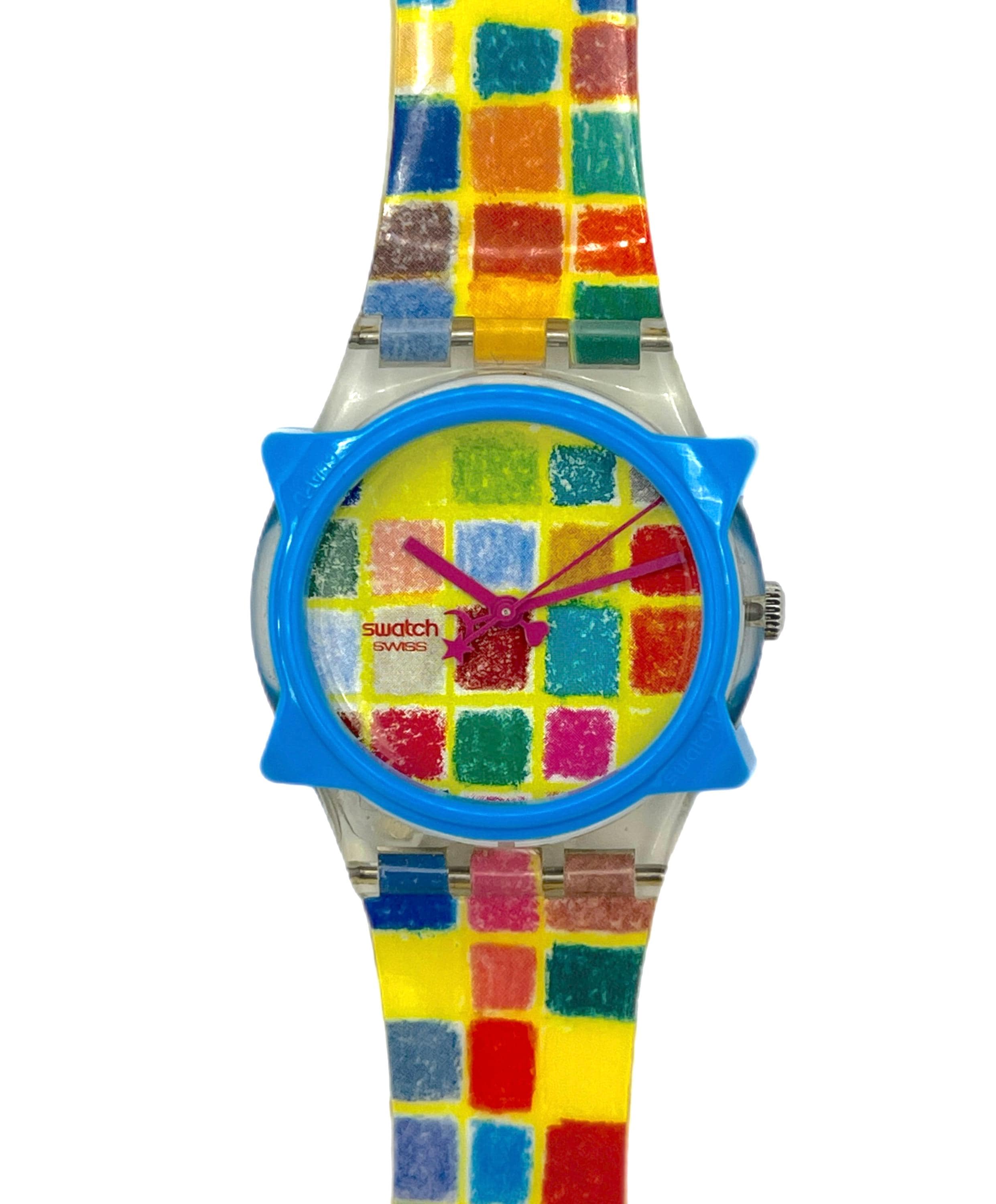 Vintage Blue Swatch GUARD TOO Large for 34mm Diameter  display picture 2