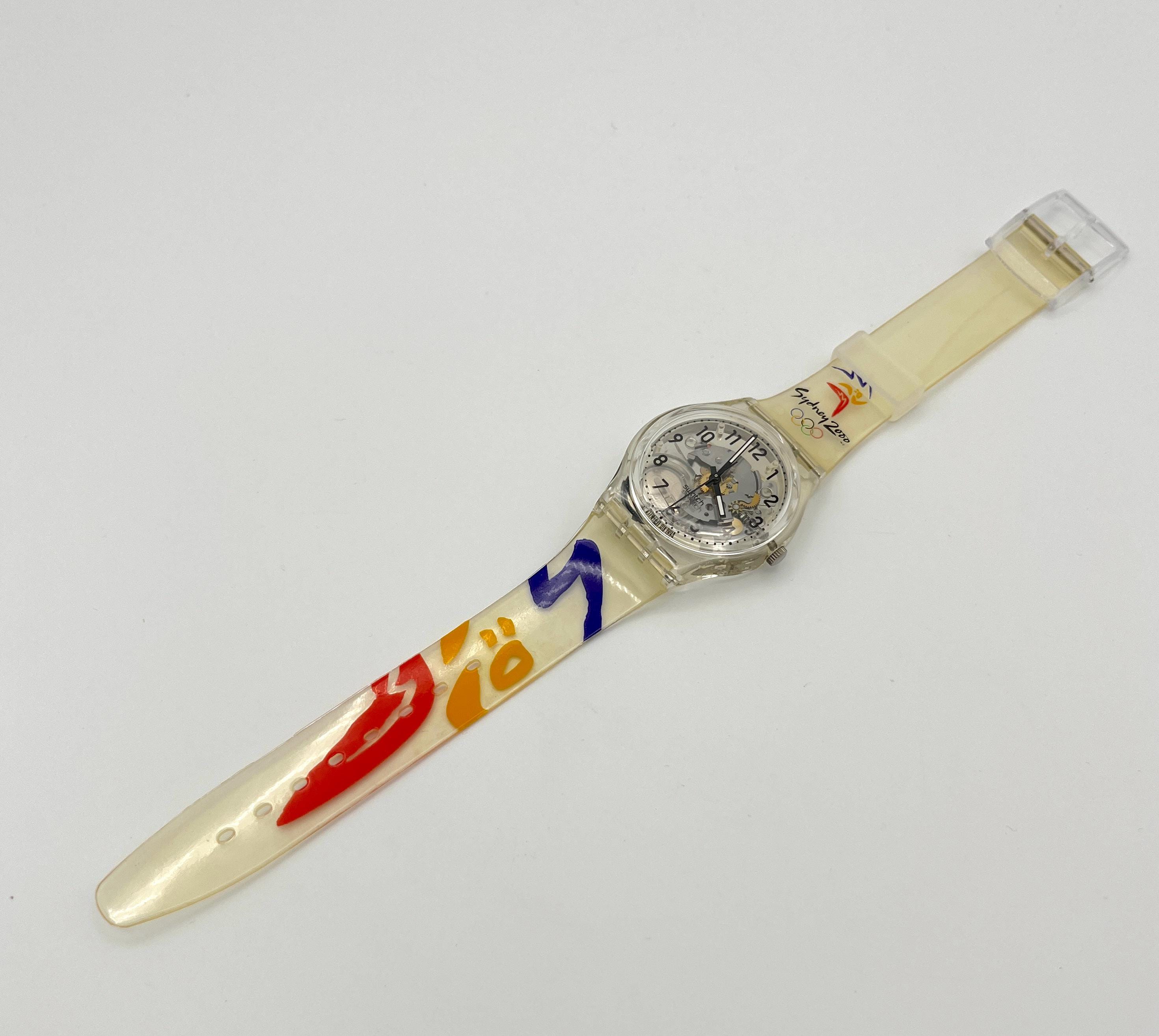 Vintage Swatch Olympics Sydney 2000 GLORIOUS RUNNER GK295 - Unworn 