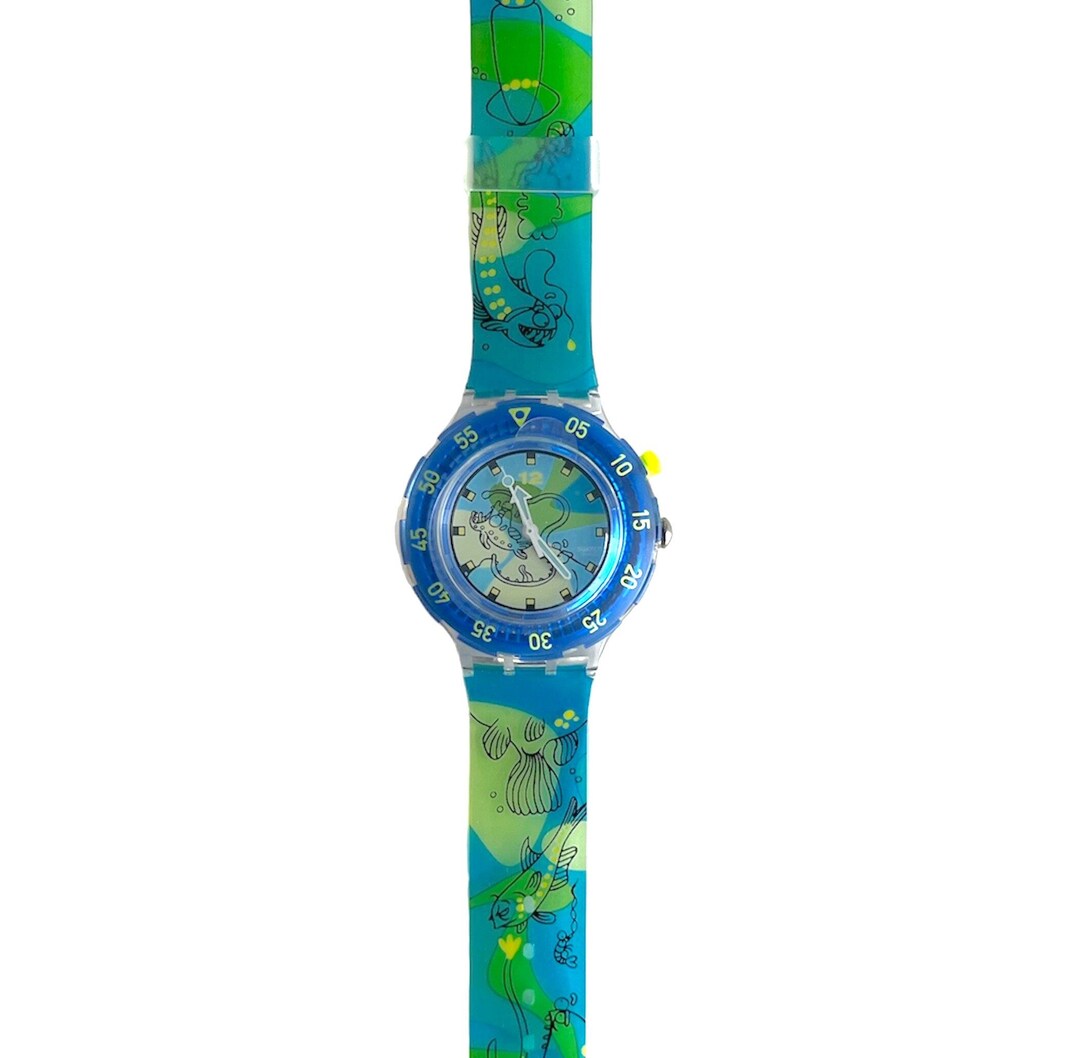 NEW Vintage Swatch Scuba 200 Loomi OCEAN LIFE SDK913 From Etsy