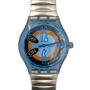 Vintage 1997 Swatch Musicall MUSIC RACE SLN106 - unworn mint condition - running with new battery - new in box - 34mm diameter