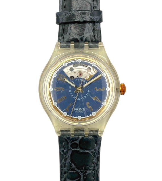 1993 Swatch Automatic NACHTIGALL SAK104 Vintage Swiss Mechanical