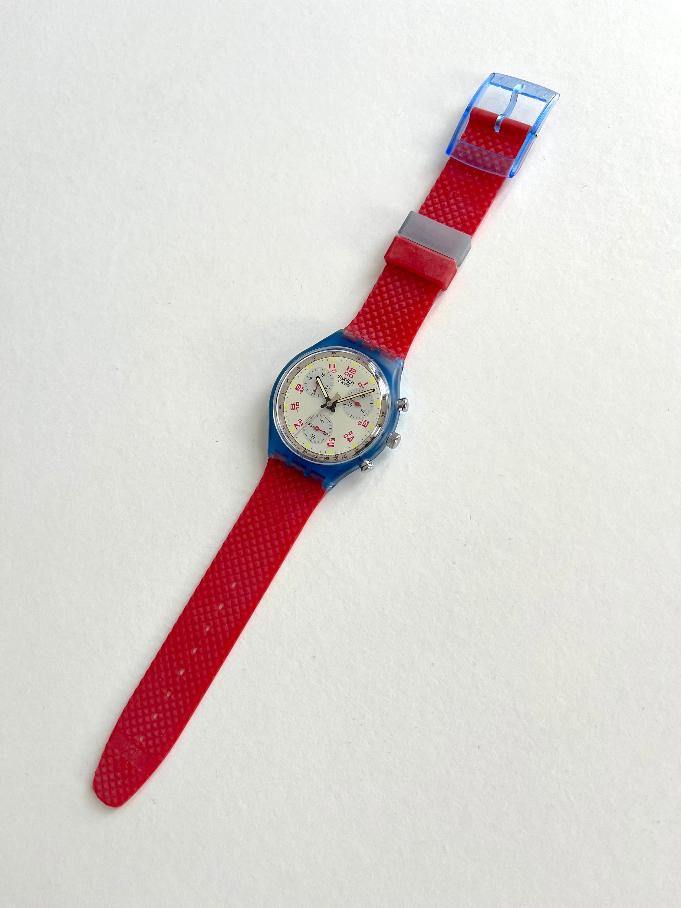 Vintage 1992 Swatch Chrono JFK SCN103 - Unworn Mint Vintage 1992 Swatch Chrono JFK SCN103 - Unworn Mint