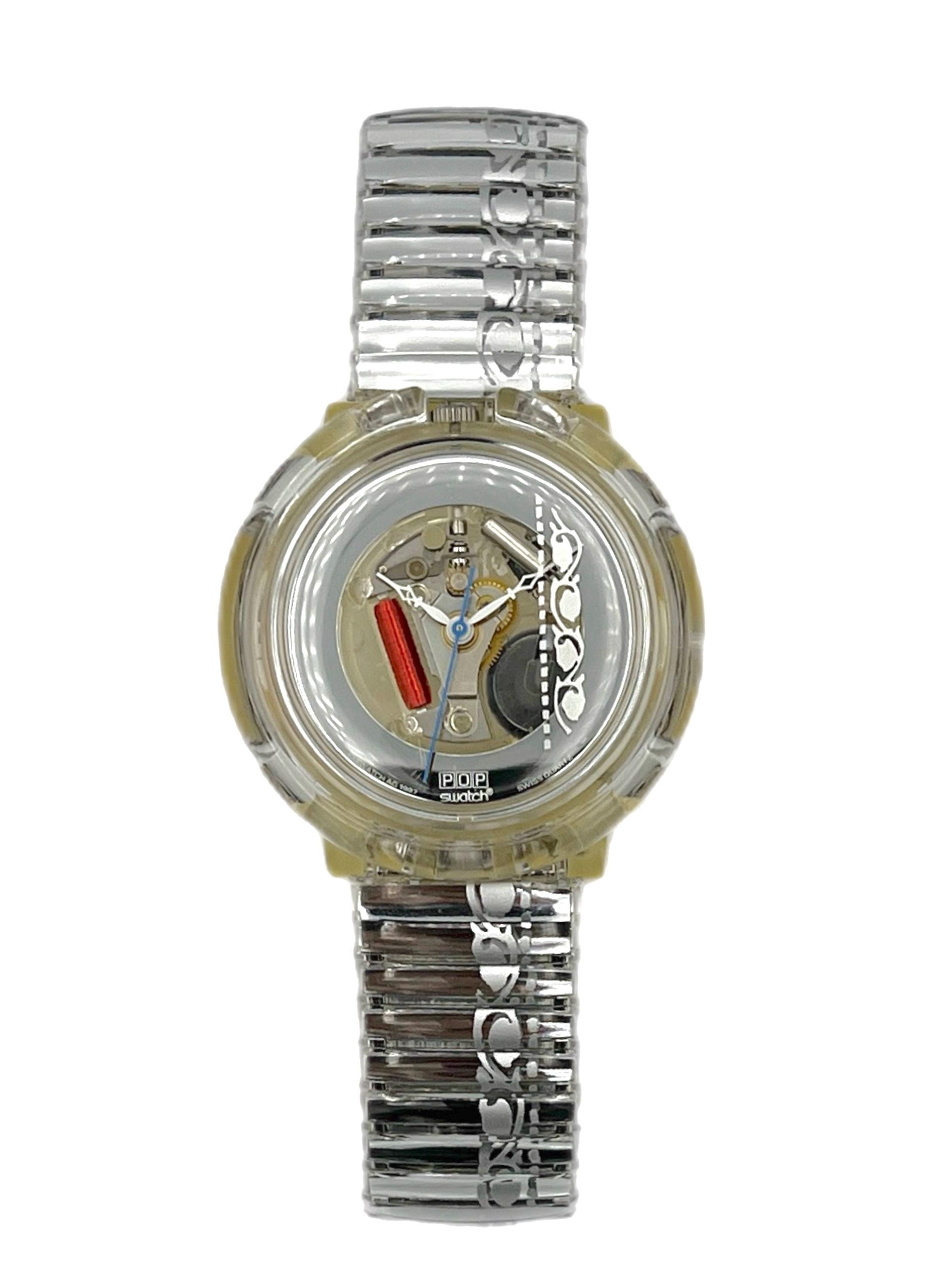 Midi Pop-swatch EMBROIDERY PMK120 From 1998 - Mid Size Vintage