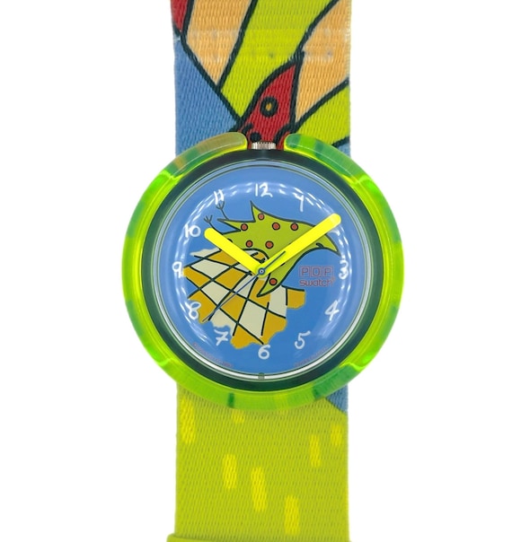 Vintage 1994 Pop Swatch REBUS PWN113 in Mint Unworn Condition 