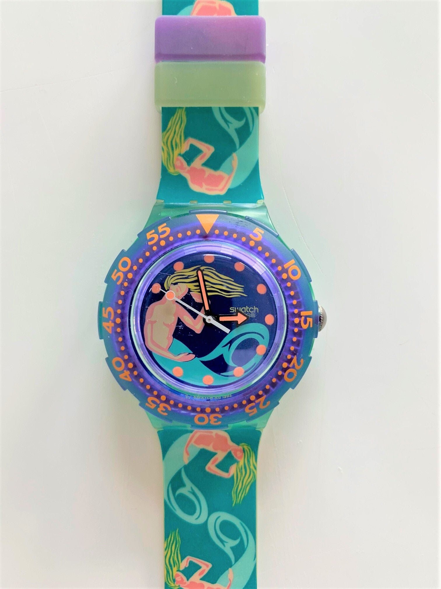 NEW : Vintage 1993 Swatch Scuba 200 Sailors Joy SDG100 | Etsy