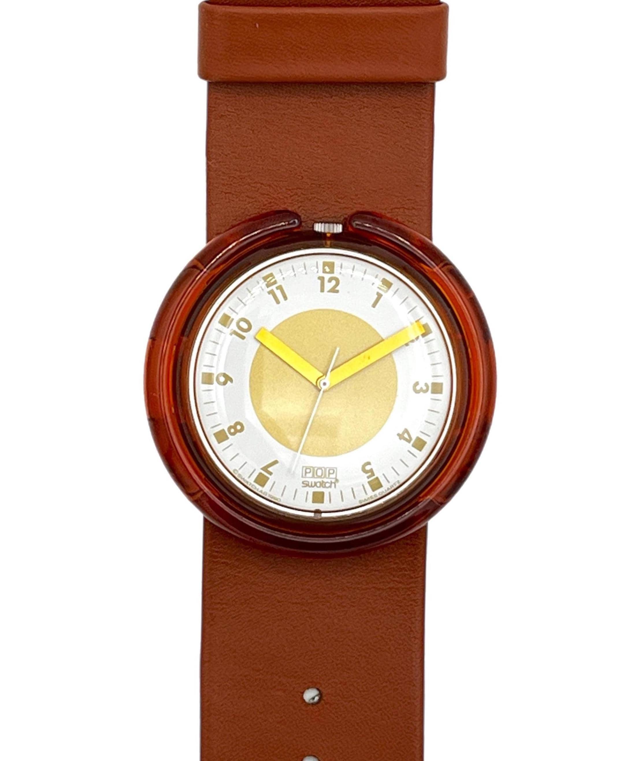 Vintage 1990 Pop Swatch DILE PWC104 in Unworn Running Condition