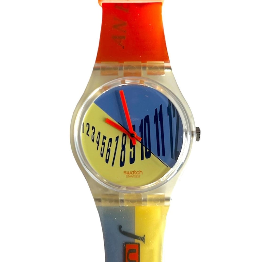 Vintage 1991 Swatch Gent TYPE SETTER GK131 - New and Unworn