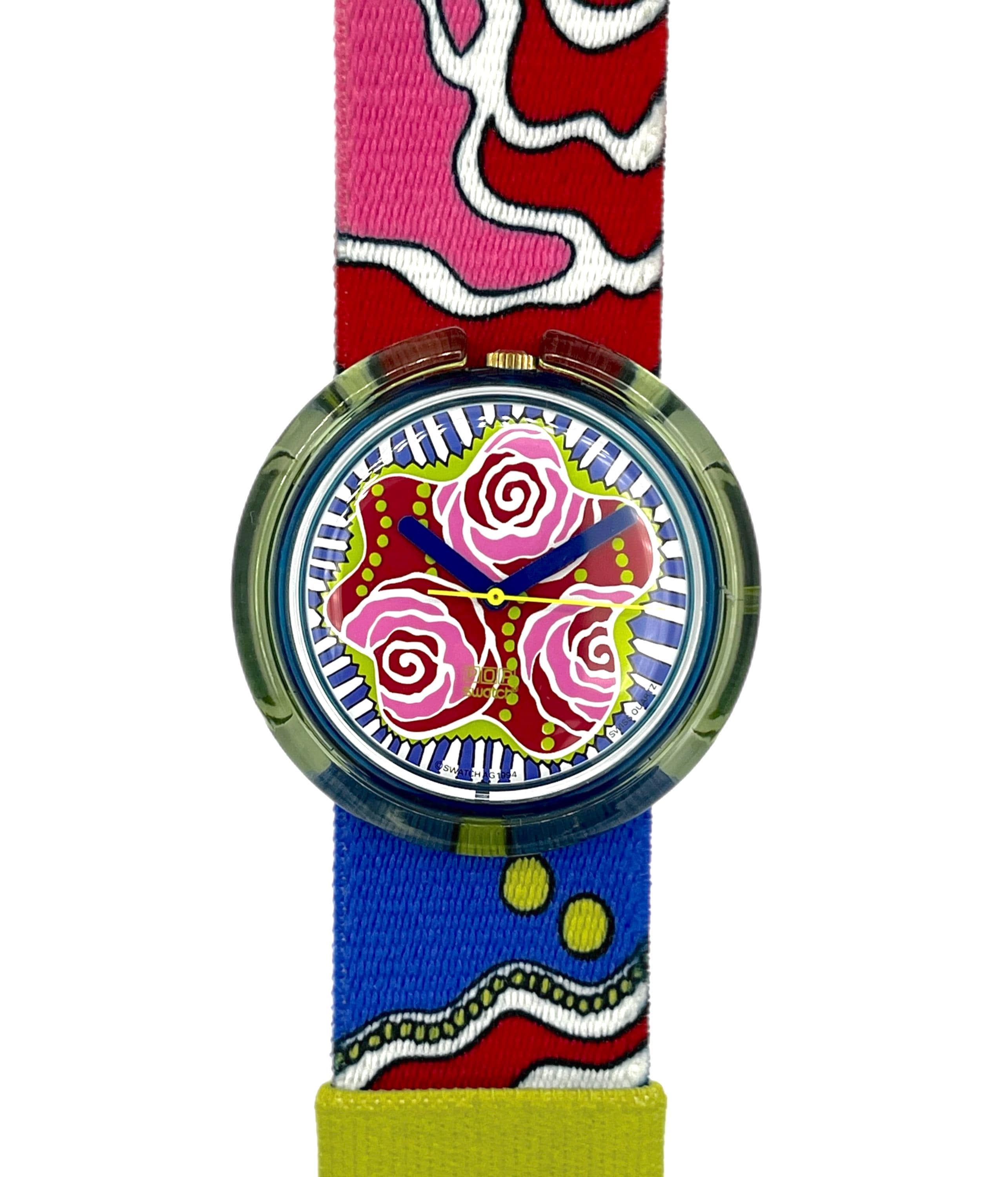Flower Swatch Watch - Etsy